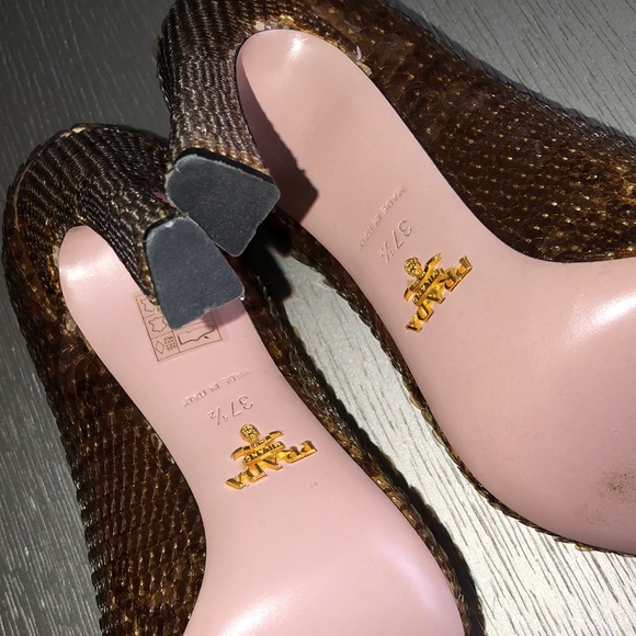 Prada sequin Size 7.5 - Picture 8 of 11